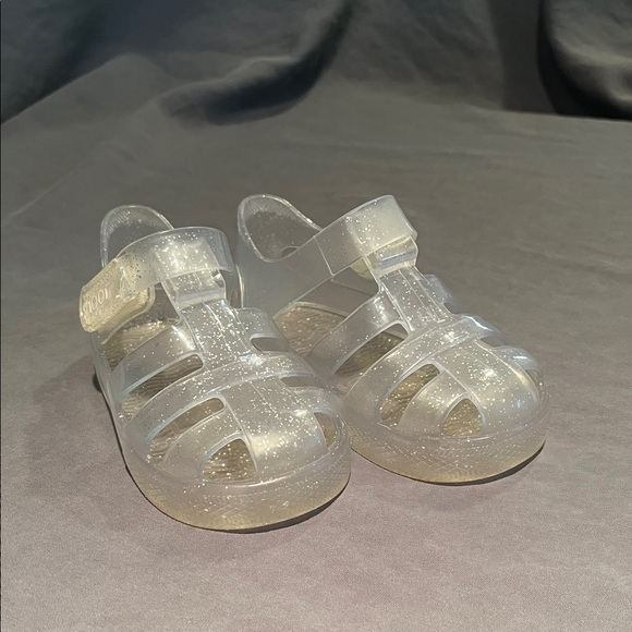 Igor Kids Clear Glitter Sandals - Picture 1 of 3